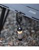 BLACKDOG Tactical Multi-Functional Telescopic Keychain Lanyard with Pull-Release Buckle - Anti-Lost Camping Accessory