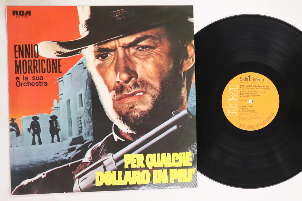 LP Record OST, ENNIO MORRICONE - Per Qualche Dollaro In Piu SHP5562 VICTOR 1966 Japan Soundtracks & Musicals Used