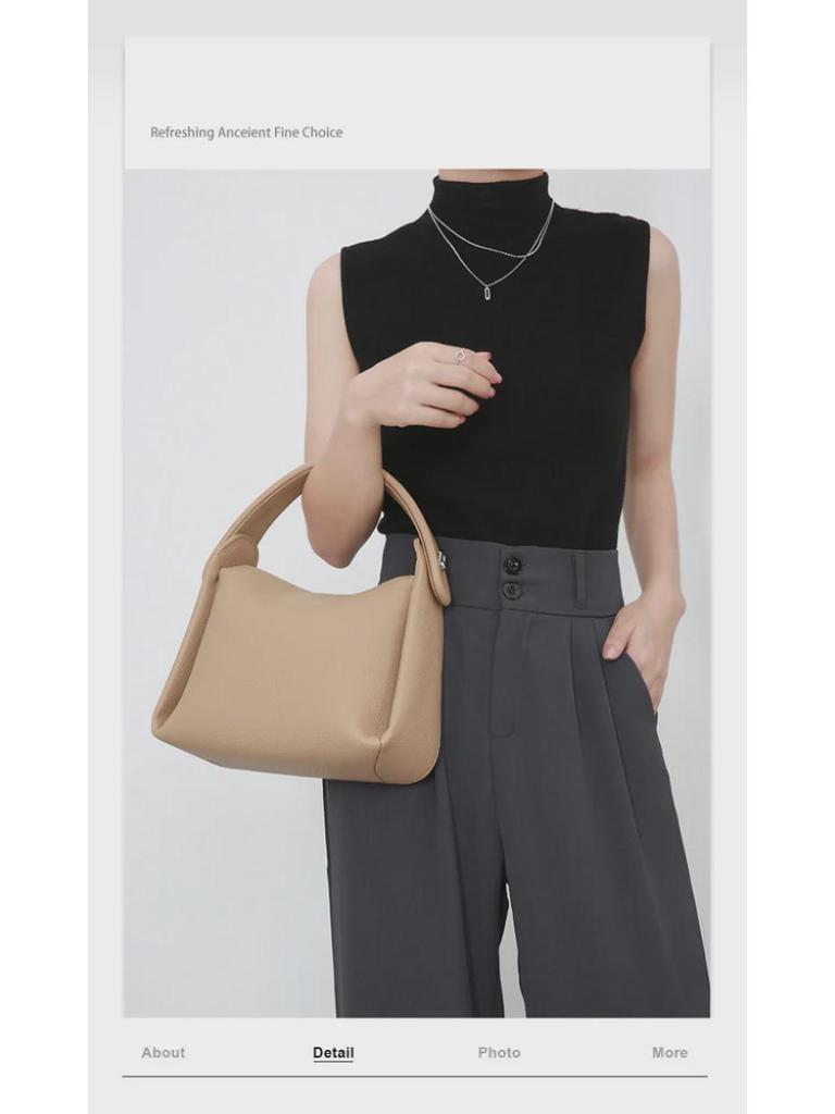 Khaki Soft Cigarette Case Bag - Large Capacity, Summer-Ready, Commuter-Friendly, Handheld & Crossbody Women's Fashion.