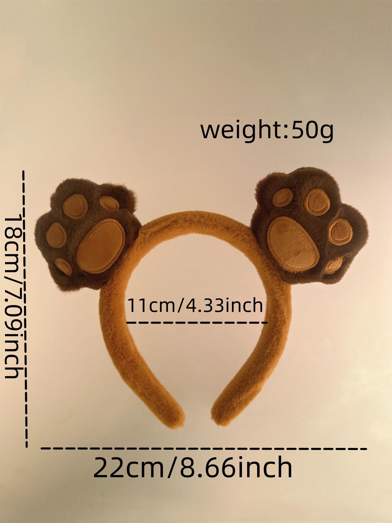

Милый мультяшный головной убор плюшевая лапа панды супер милая повязка на голову фото аксессуары для волос повязка для умывания милая повязка на голову
