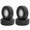 Car Tires with Wheel Rims Replacement for 1/10 Traxxas TRX4  Axial SCX10 90046 90047 CC10 RC Car