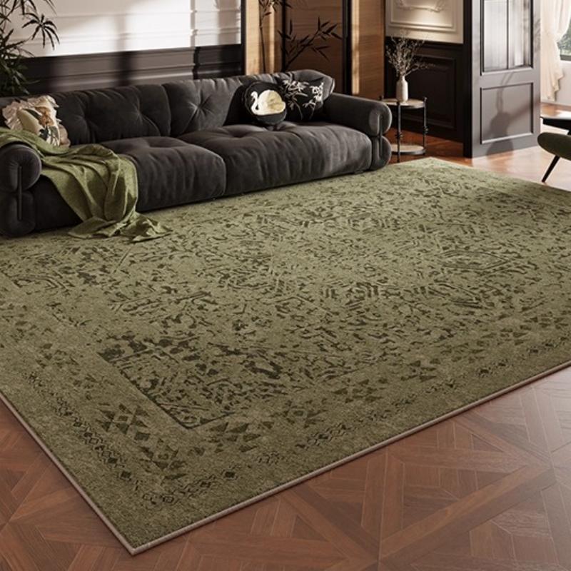 Nordic Style Living Room Decoration Soft Carpet Washable Lounge Green Floor Mat Large Area Rugs for Bedroom Anti-slip Study Rug
