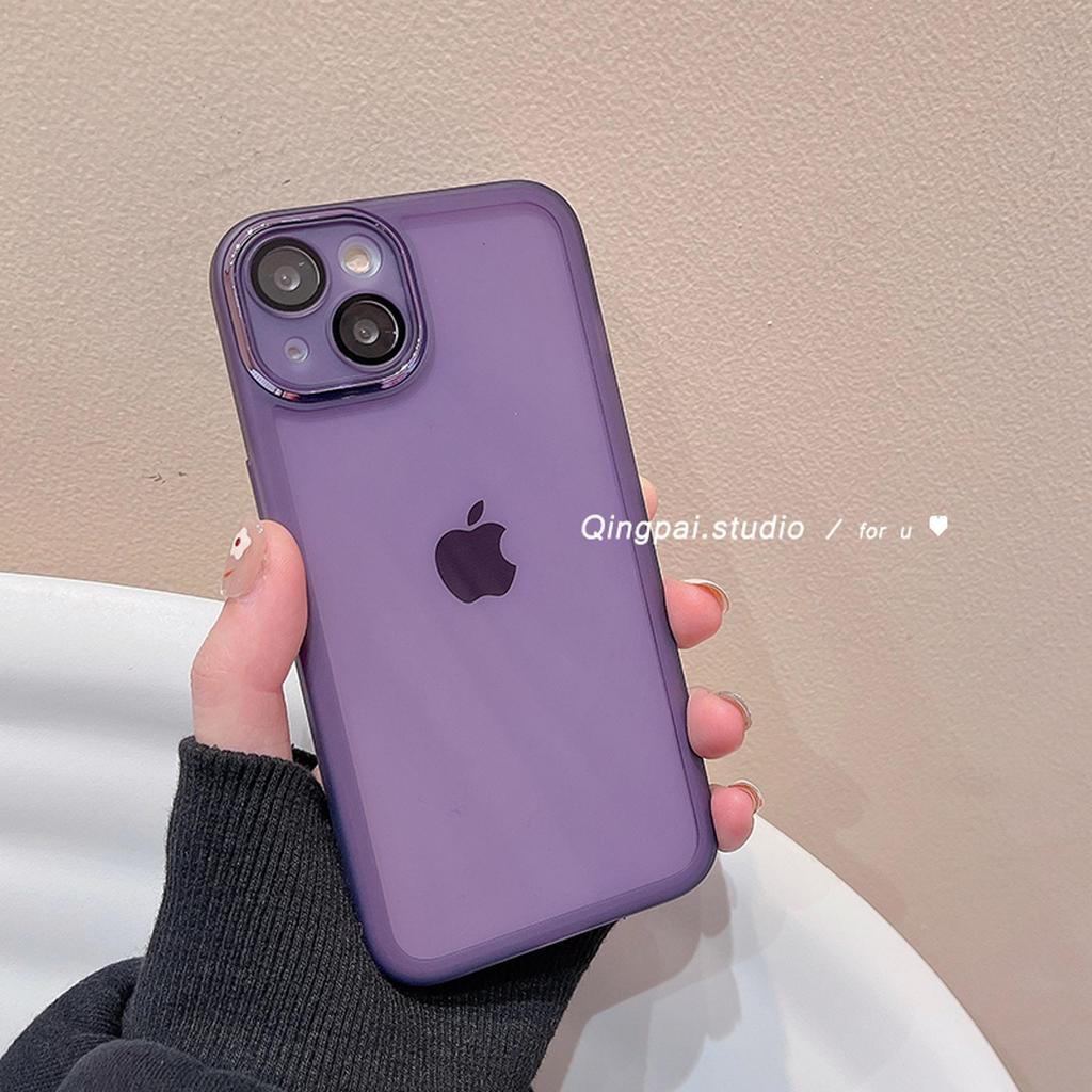 "Ultra-Thin Transparent Anti-Fall Protective Case for iPhone 15 Pro Max - Simple, All-Inclusive Design"