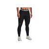 Under Armour Logo Print Elastic Waist Tight Sports Pants Women Pants Black 1374134-001