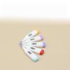 Random 5Pcs  Miniature Scene Decoration 1/12 Scale Dollhouse Simulation Mini Model Toys For Doll Accessories