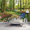 Moderne Mode Tapete Park Natur Landschaft Wandbild Wohnzimmer Hotel Hintergrund Wandmalereien Dekor