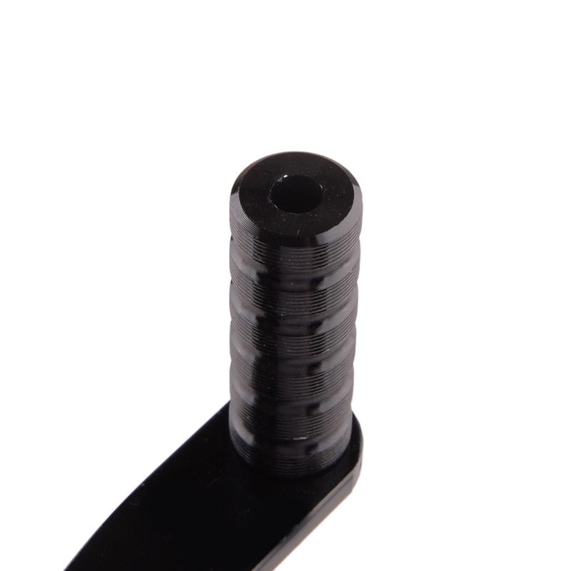 Dual 2 Way Motorcycle Gear Shift Shifter Lever Footrest Pedal Universal Black Aluminum Alloy