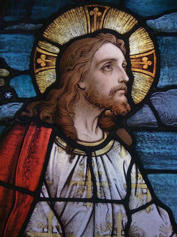 

Custom Stained Glass Window Film, Jesus Christ Virgin Mary Decals, Church Vintage Religious Sticker, UV Blocking Door Decoration (as the picture,Custom contact us)