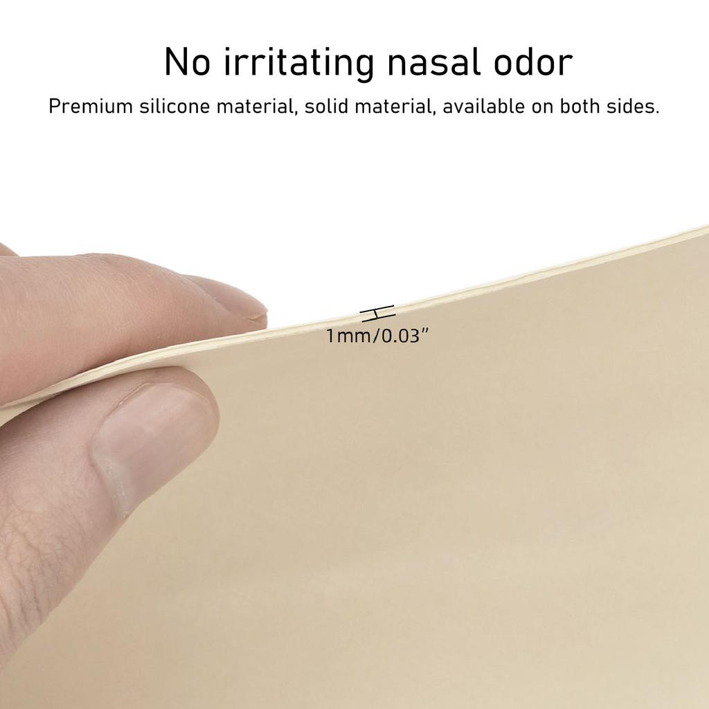 10Pcs Tattoo Practice Skin Silicone 1mm Thickness Double Sided Blank Eyebrow Tattoo Skin