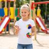 Set mit 6 runden PVC-Bohnensäcken für Kinder zum Jonglieren, Indoor-Outdoor-Spiel, Fußball-Stil, strapazierfähiges Material
