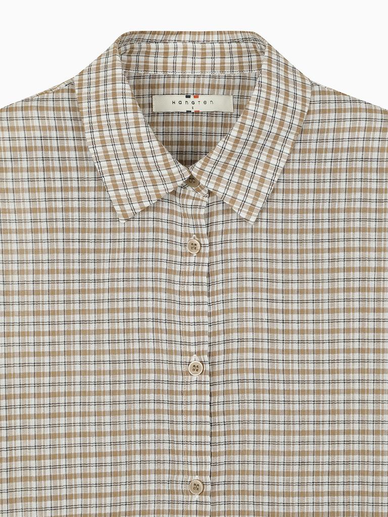HANGTEN Women'S Check Standard Shirt_163(10580-120-605-09)