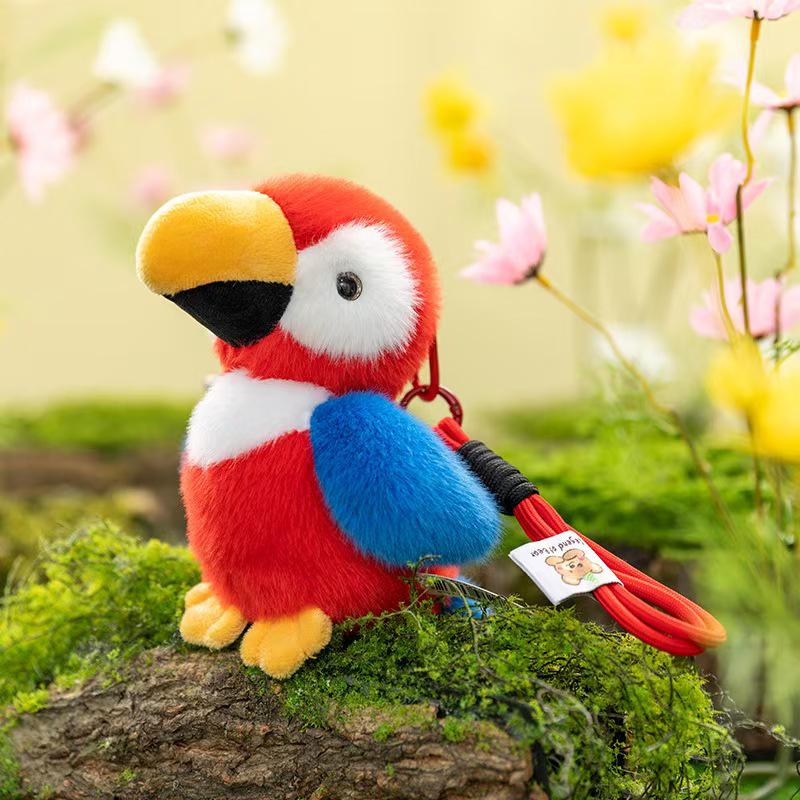 Adorable Parrot Plush: Pocket-Sized Bird Charm & Perfect Gift for Girls