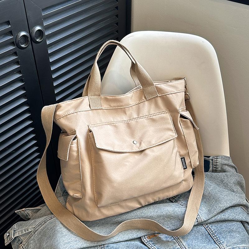 Large Capacity Fashion Korean Version Handbag Spring and Summer New Ins Shoulder Messenger Bag Casual Make-up Tote Bag