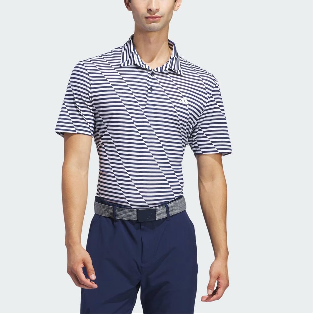 Adidas Ultimate365 Mesh Print Polo Shirt Polo Shirt Men's Blue IU4393