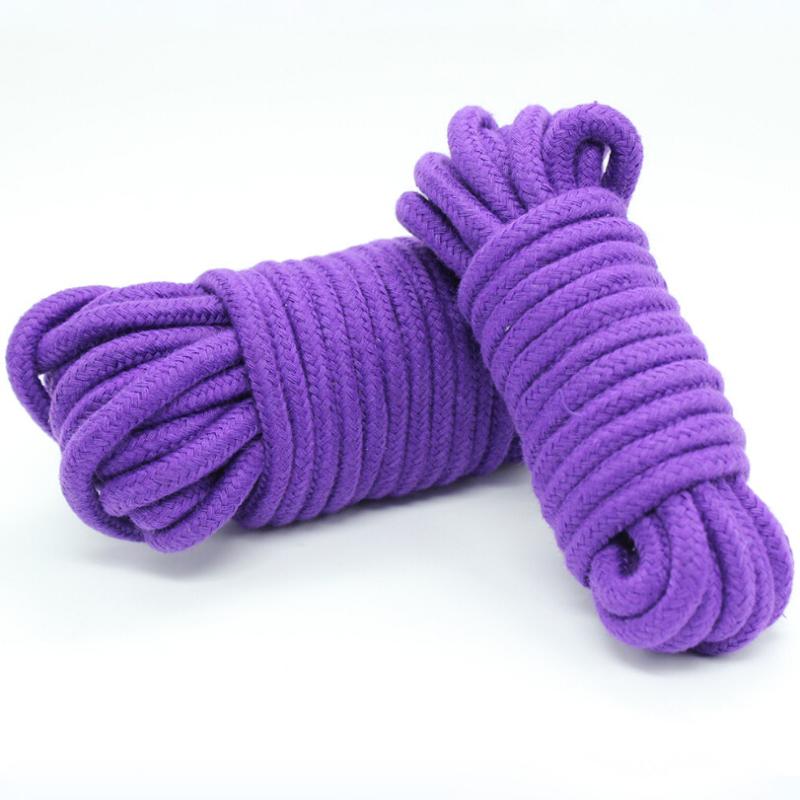 5m/10m Soft Cotton Rope Female Slave  Bondage Gear Set Adult Games Binding Role-Playing Sex Toys for Couples Women