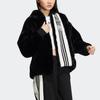Adidas Originals Adibreak Fur Colorblock Patchwork Hooded Jacket Women Outerwear Black IC8130