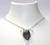 Exclusive Pear Ruby In Zoisite 925 Silver Plated Necklace 18" Fashion Sale a0J56