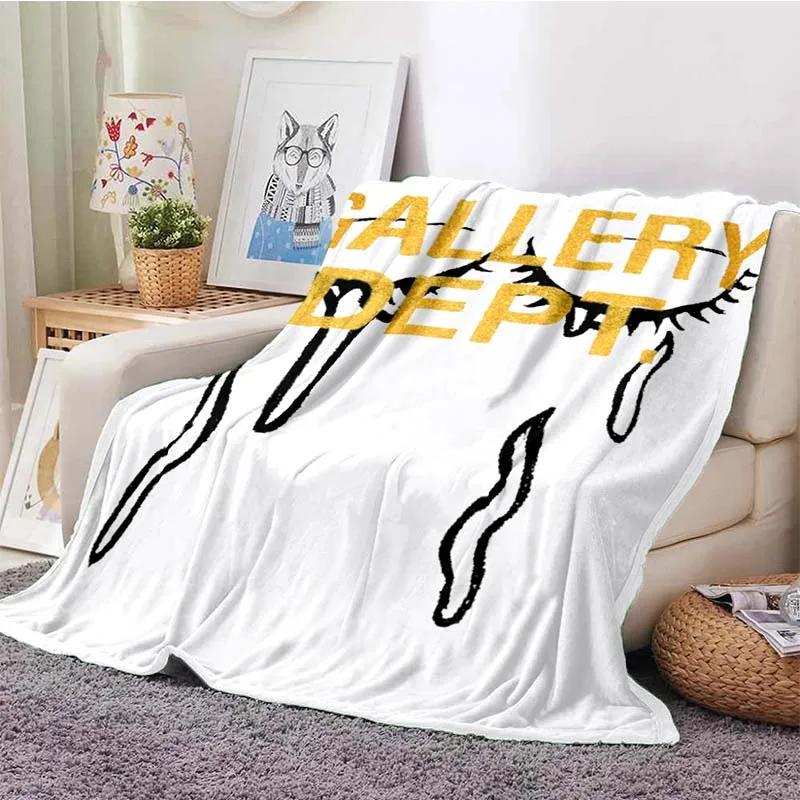 G-Gallery D-Dept Print Flannel Blanket Children Teen Family Gift Portable Home Travel Bed Sofa Office Plush