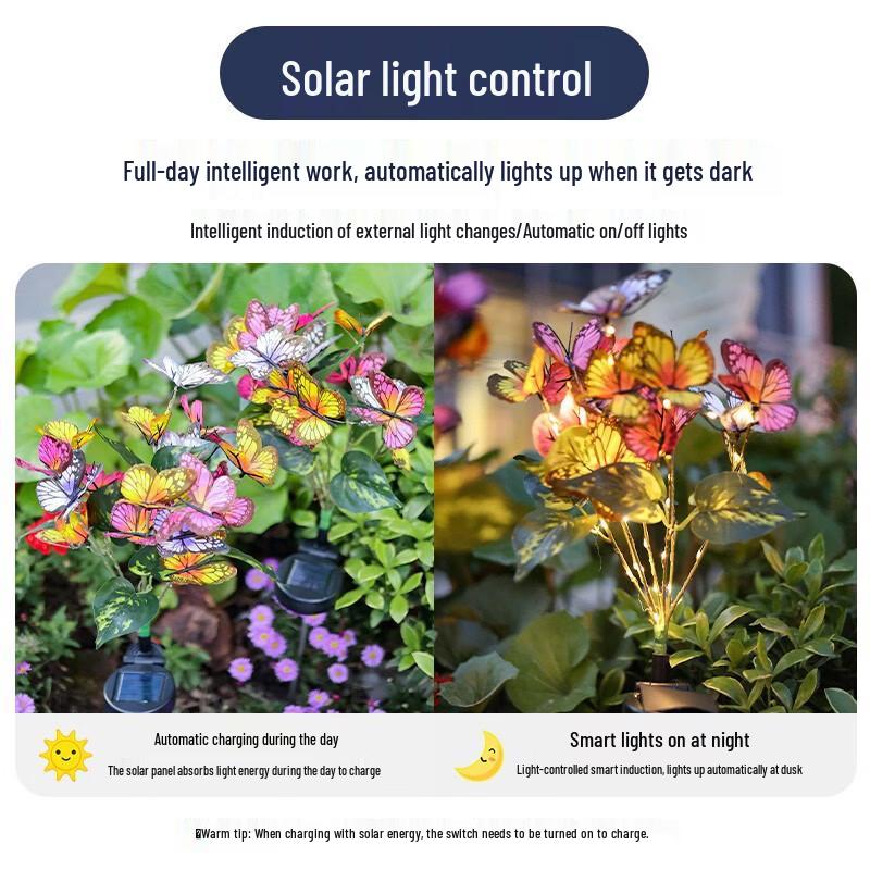 Nufeng Solar Butterfly Garden Light