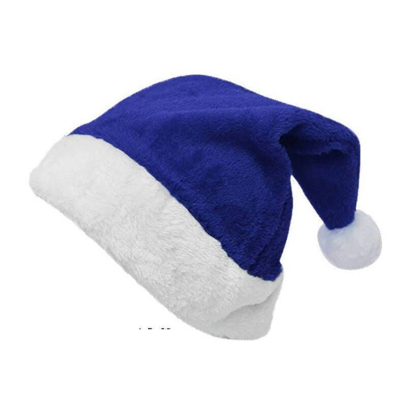 Hats Santa Comfortable With Plush Ball Design Suitable For Decoration Christmas