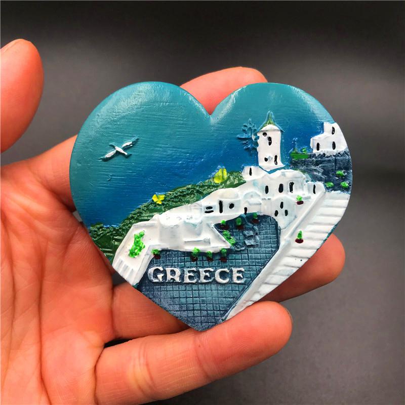 Magneți de frigider 3d Coreea Austria Viena Thailanda Grecia Italia frigider rășină magnetic 3d colecție turism decorațiune casă