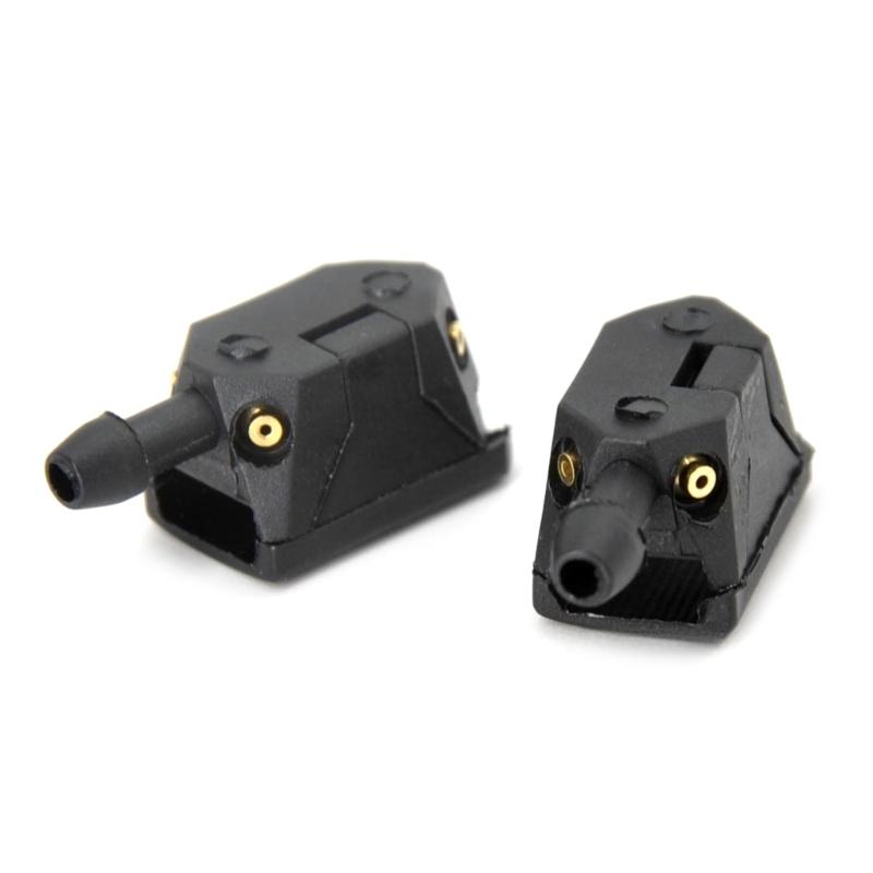 Car Windshield Wiper Blade Washer Spray Nozzles Adjustable 4-Way Spouts 8mm/9mm