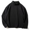 Double-Sided Fleece Turtleneck Base Layer Men's Autumn and Winter Basic Versatile Long-Sleeve T-Shirt Casual Warm Base Layer Thermal Top
