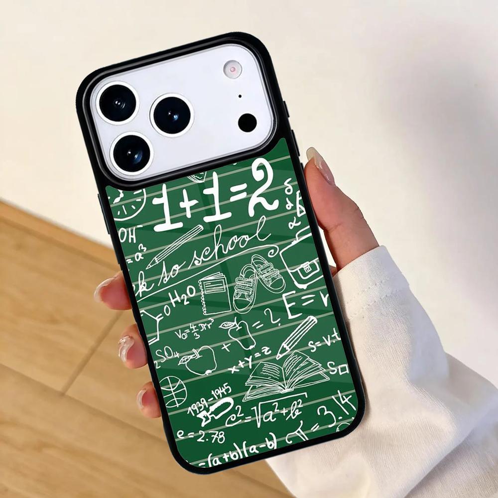 Funny Maths and Physics Design Mobile Phone Case for IPhone 17 AIR 16pro Max 15 14 13 12 11 Bumper Cover