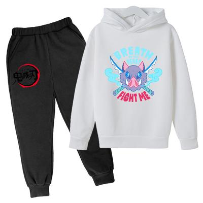Sweter + spodnie dres dla chłopców i dziewcząt, bluza z kapturem, sweter Ghost Blade z nadrukiem cyfrowym