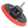 4 Inch/100mm Sanding Pad Accessories Black/Red Drill Adapter