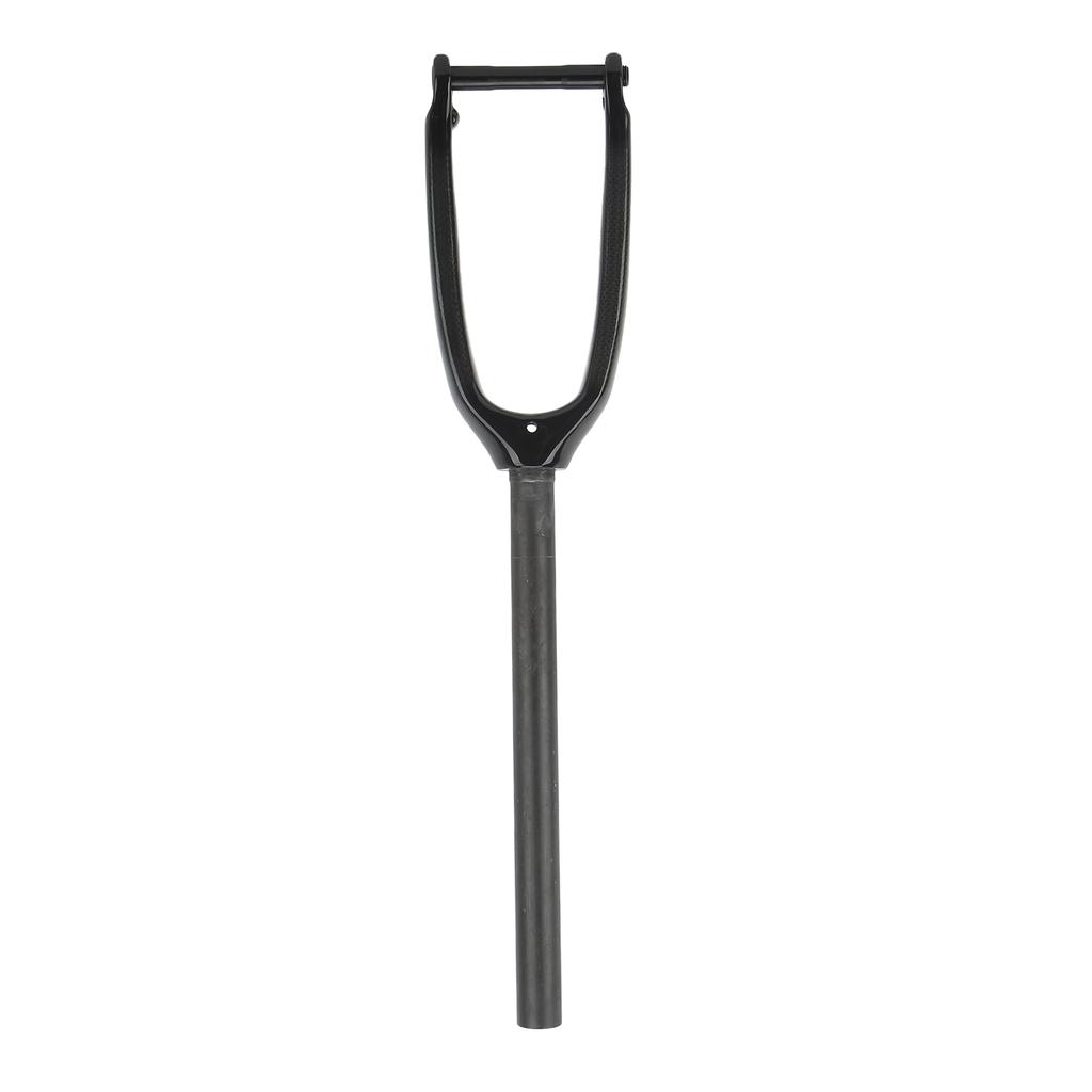 Carbon Fiber Front Fork 16 Inches 305 Hard Front Fork with Straight Tube Flat Disc Brake Thru Axle for Mountain Bike
