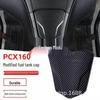 21-24 Honda PCX160 Carbon Fiber Pattern Fuel Tank Cover - ABS Exterior Sticker Shield