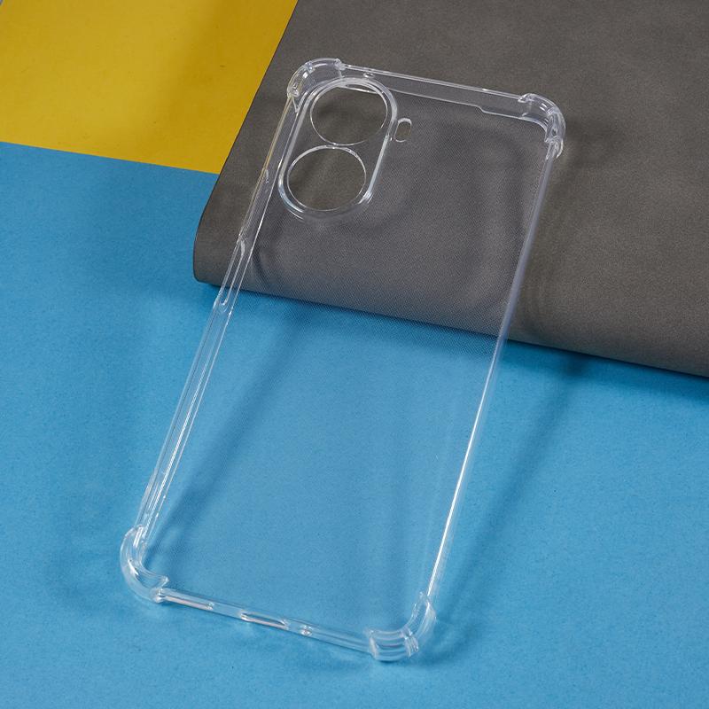 For Huawei nova 10 SE 4G Soft TPU Phone Case Transparent Reinforced Corner Phone Cover