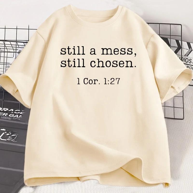 Fashionable letter printed Tshirt  Harajuku style aesthetic Tshirt Womens daily streetwear versatile short sleeved Tshirt S