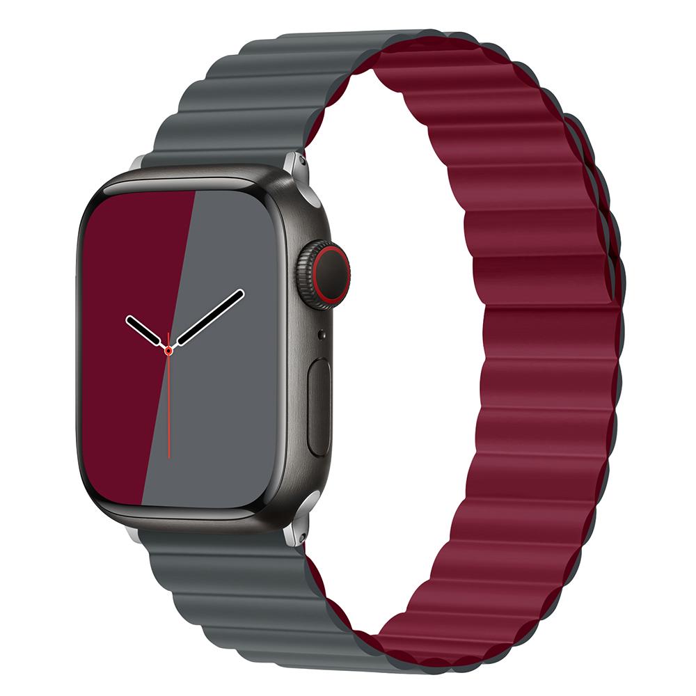 Einfaches MagnetverschlussbandFür Apple Watch Ultra 9 8 7 49mm 45mm 41mm Silikonband Für iWatch 6 5 4 SE 44mm 40mm 42mm