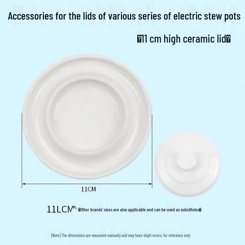 Universal Ceramic Visible Lid for Electric Stew Pots