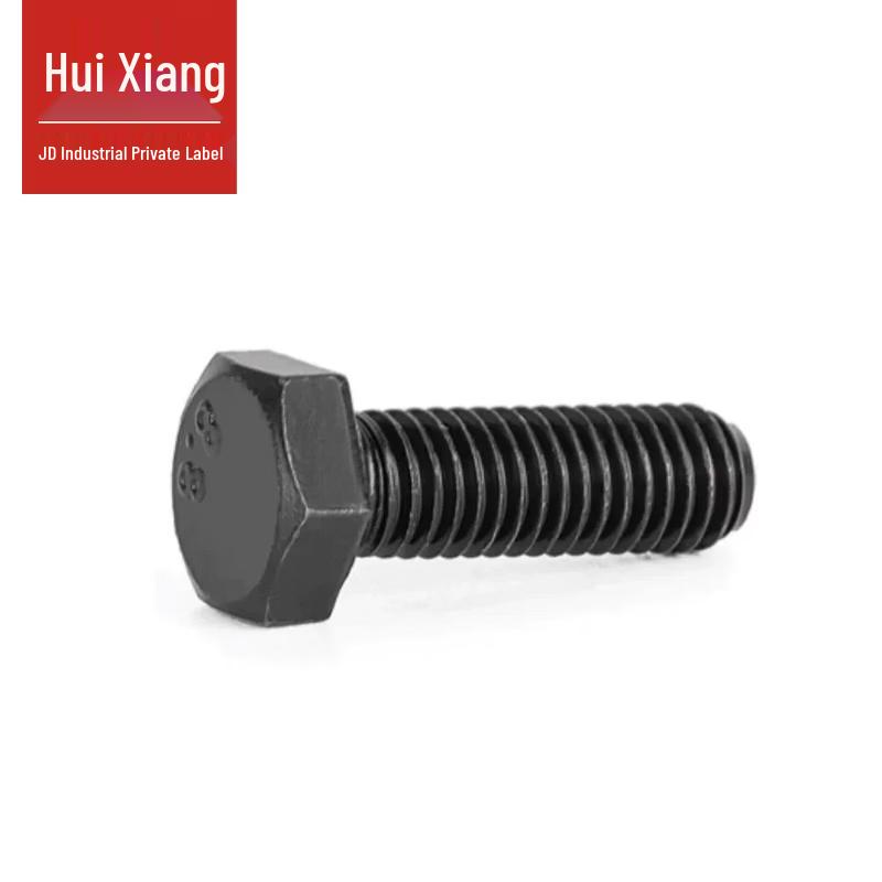 Grade 8.8 Blackened Carbon Steel Hex Head Bolt
