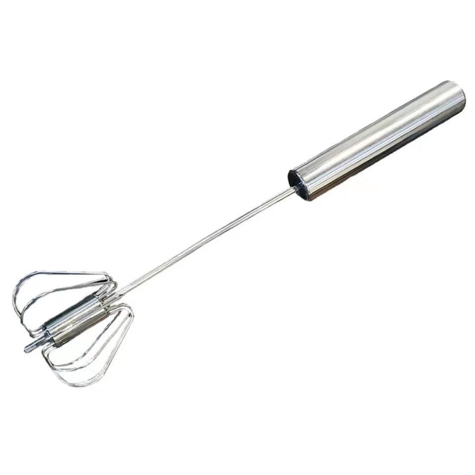 Stainless Steel Semi-Automatic Hand Whisk Mixer for Eggs and Baking