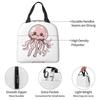 Cute Jellyfish Kawaii Design Insulated Lunch Bag for Kids School Cooler Thermal Food Box Tote Leakproof Lunch Boxes Container