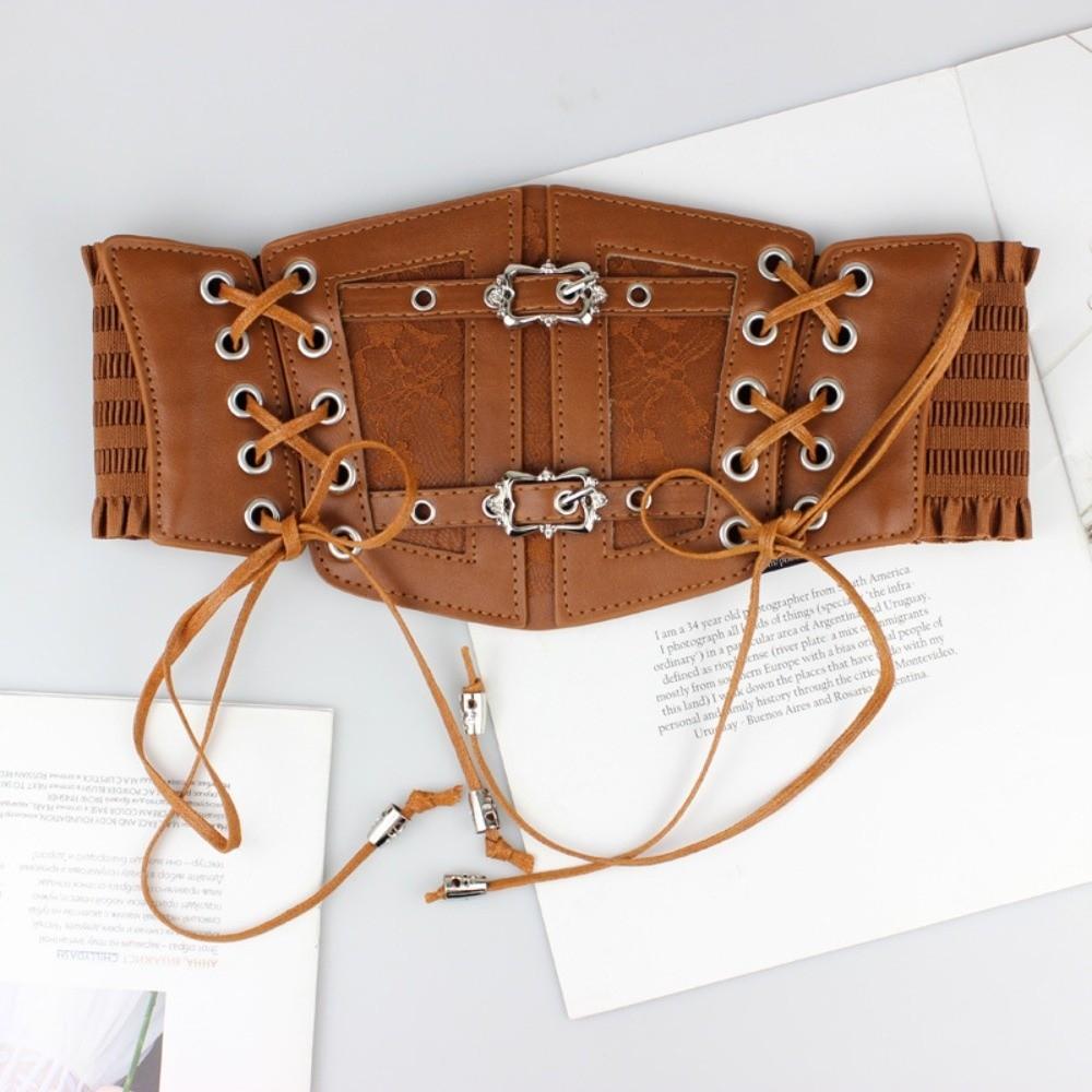 Wide Waistband Strap Lace Waist Cover Fashion Waist Bands for Women
