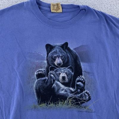 The Mountain Black Bear Cubs Shirt Mens XL/2XL Graphic Nature 2007 Tee