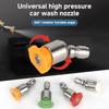 1/4'' Quick Connect High Pressure Washer Tips Stainless Steel Rotary Spray Jet Tip Patio