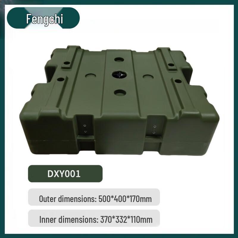 Military Green Rotomolded Field Equipment Box