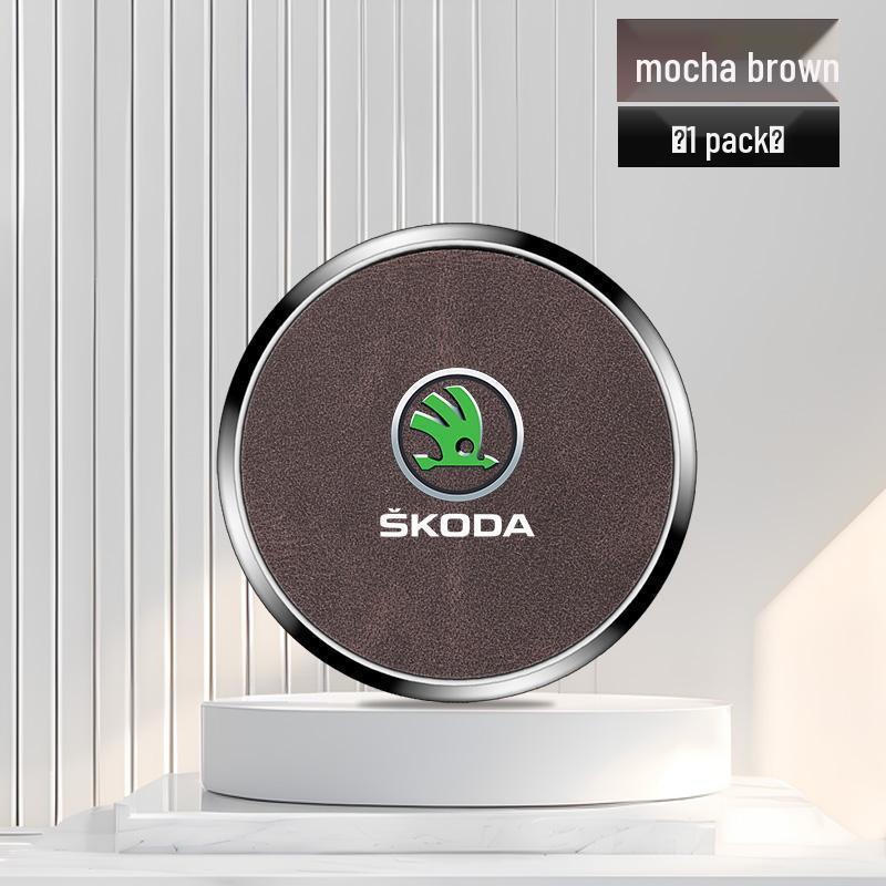Skoda Kodiaq Cup Holder Coaster for 2017-2024 Models, Alloy