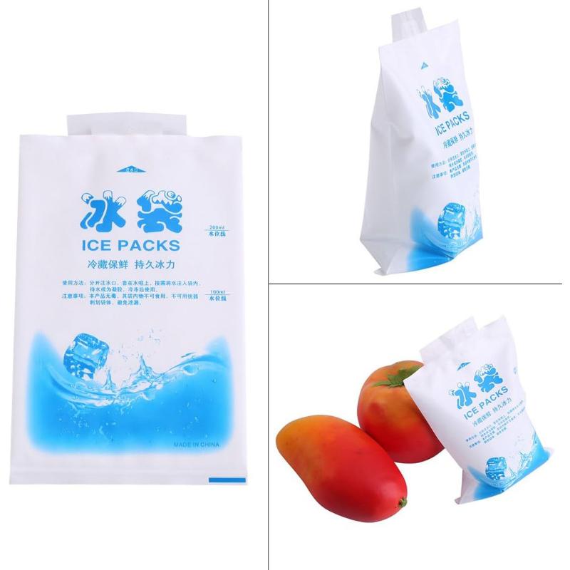 50PC Gel Ice Packs Reusable Cold Compress Packs for Injuries Pain Relief Safe Eco-Friendly Hot and Cold Gel Packs Beer Cooler