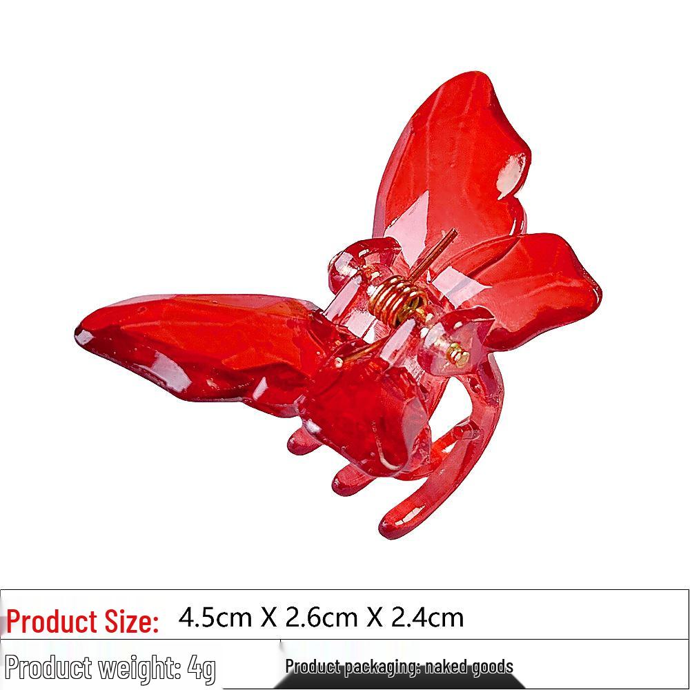 

Стильные корейские мини-заколки для волос с бабочками: Красочный, Прозрачный и Идеальный для Детей