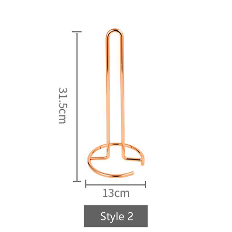 

HeMu Wrought iron vertical tissue rack hotel restaurant napkin storage tissue rack kitchen oil absorbing paper roll paper rack