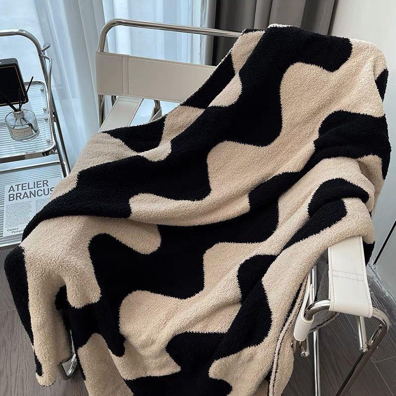 

Полуфлисовое одеяло, полотенце, плед, диван, плед, кондиционер, летняя шаль, покрывало, сон в офисе, обеденный перерыв, плед 130x170cm