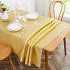 Table Cover Satin Tablecloth Soft Overlay Wedding Satin Large  Bright Smooth Silk Rectangle Christmas Banquet Anniversary Dining Party Table Decor