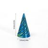 3d Printed Toys Desk Accessories Three-dimensional Pyramid Printed Spiral Cone Helix Screw Rotating Stress Relieving Spiral Cone